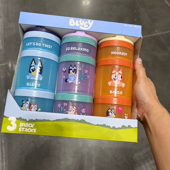 Whiskware Bluey snack containers🌸 - Picture 1 of 4